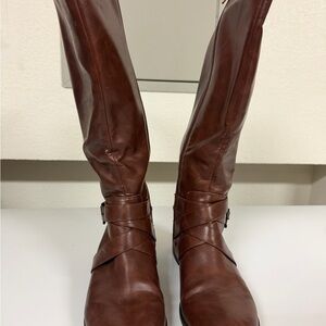 Life Stride Over-the-Knee Brown Leather Boots